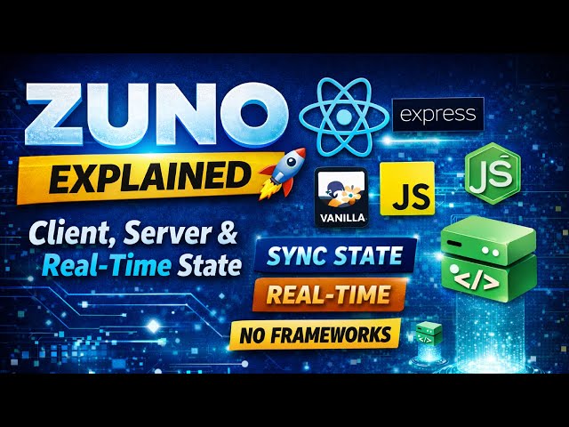 Introducing Zuno 🚀 | One State System for Client, Server & Real-Time Sync