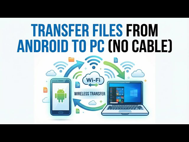 How To Transfer File From Android To PC Without Cable