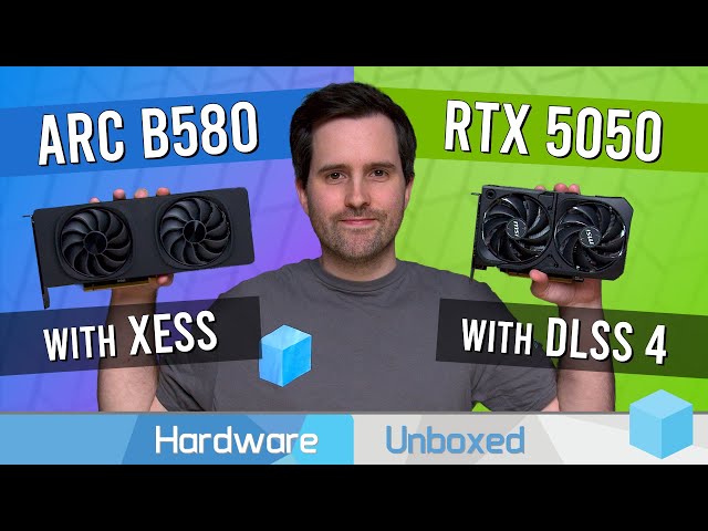 Arc B580 vs RTX 5050 - XeSS vs DLSS 4 Performance Compared