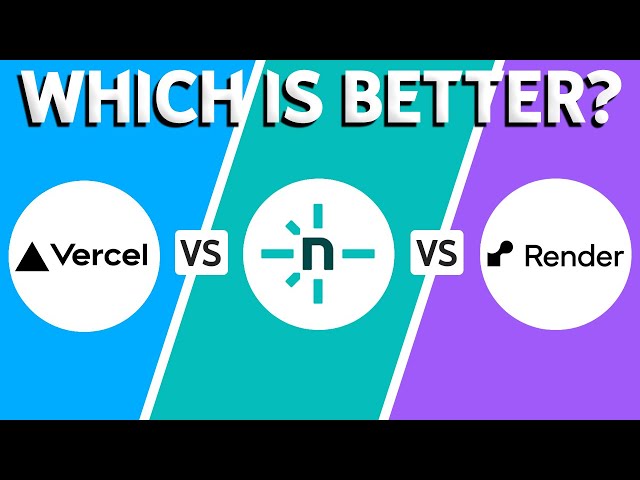 Vercel vs Netlify vs Render - (2026) Which One Is BEST?
