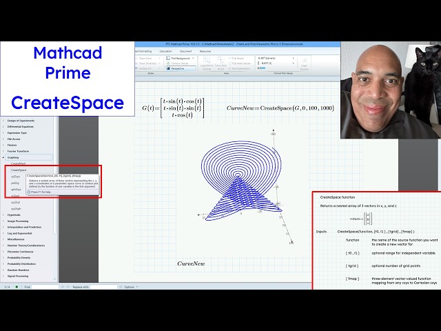 Mathcad Prime - How to Use the CreateSpace Function with 3D Plots