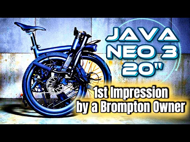 JAVA NEO 3, 20", 1st Impression by a Brompton Owner #kakm #javaneo3 #bromptonalternative #dashamin 