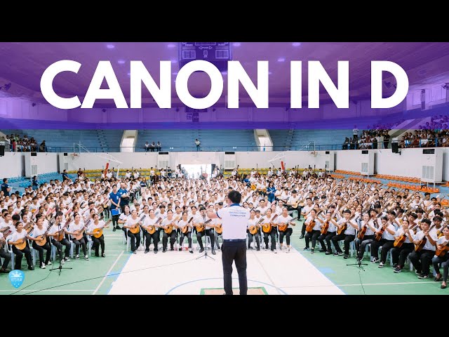 Canon in D by 554 students from the Philippines #letsplay #guinnessworldrecord #rondalla