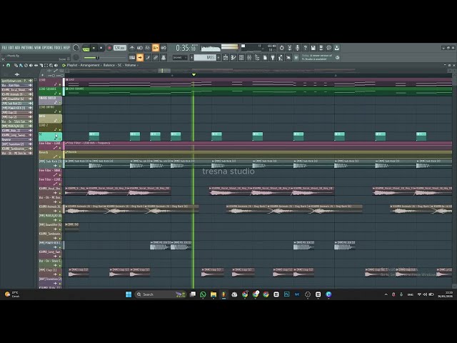 How To Make 'Phonk Music' Using Stock Plugin FL Studio (FLP In Bio)