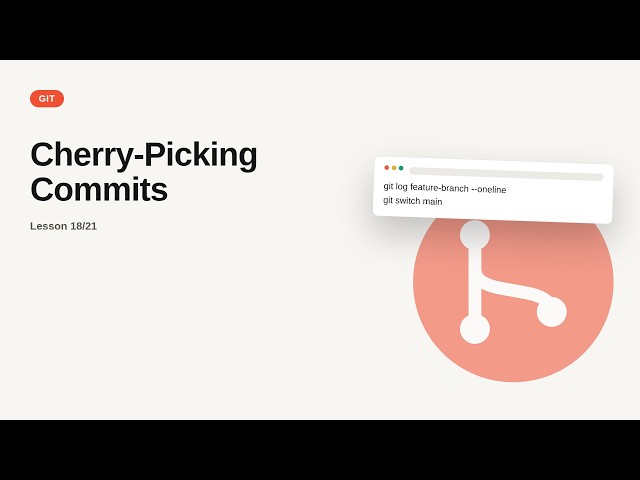 Git & GitHub: Cherry-Picking Commits