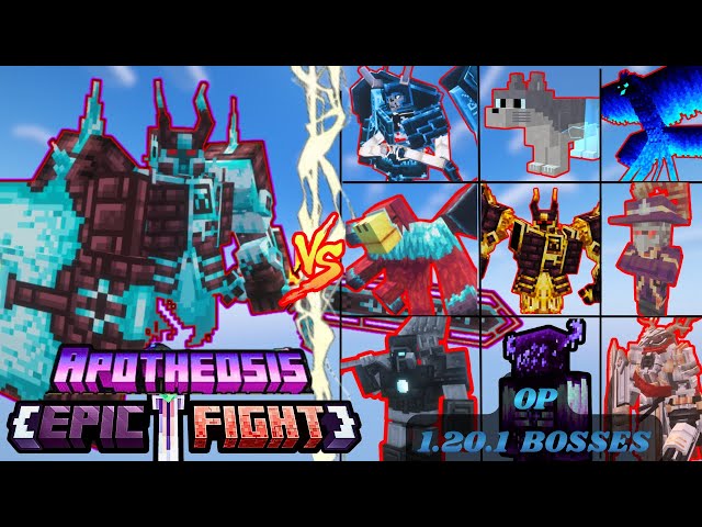 APOTHEOSIS Epic Fight mode Ignis vs OP 1.20.1 Bosses