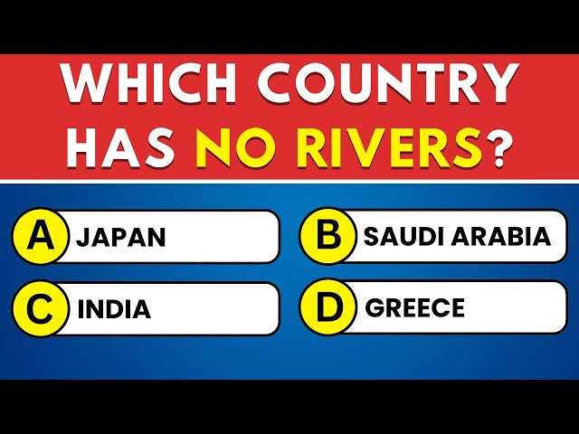 Can You Get 10 Right on This World Geography Quiz? 🌍 50 Questions Challenge Your Brain! 🧠