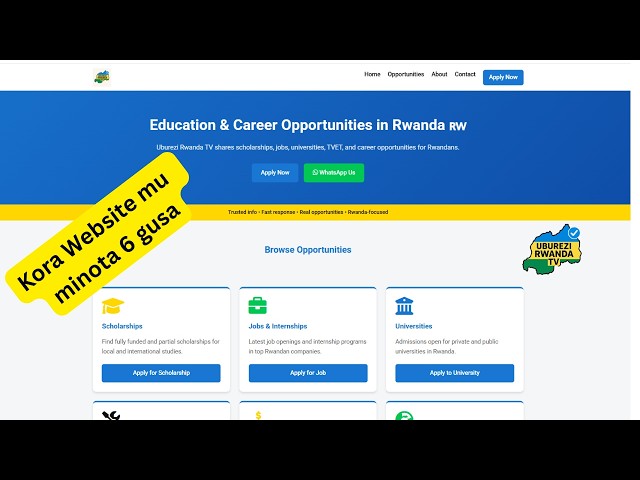 Uko Wakora Website mu Minota 6 Gusa ukoresheje AI | Ntukeneye Coding Cyane
