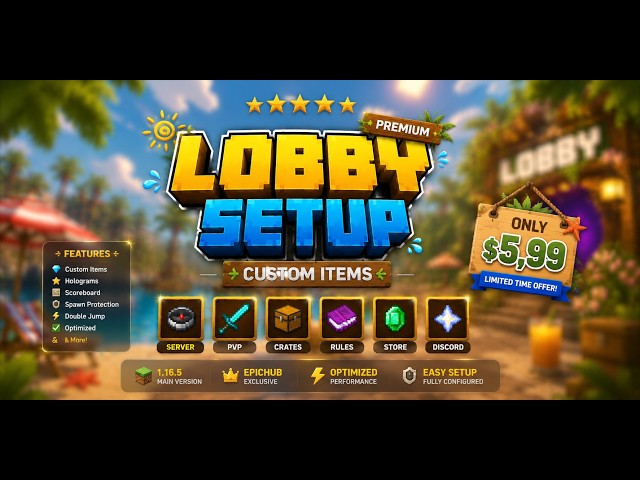 Premade lobby setup Custom Plugins #plugins
