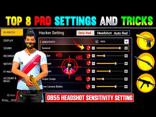 Free Fire Headshot Setting After Ob55 Update 2026⚡Best Sensitivity Settings ⚙️| Sensitivity Setting 