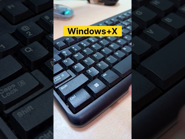 Windows keyboard shortcut for Open the Advanced User Menu ! #pctips #pctipsandtricks #windowstips