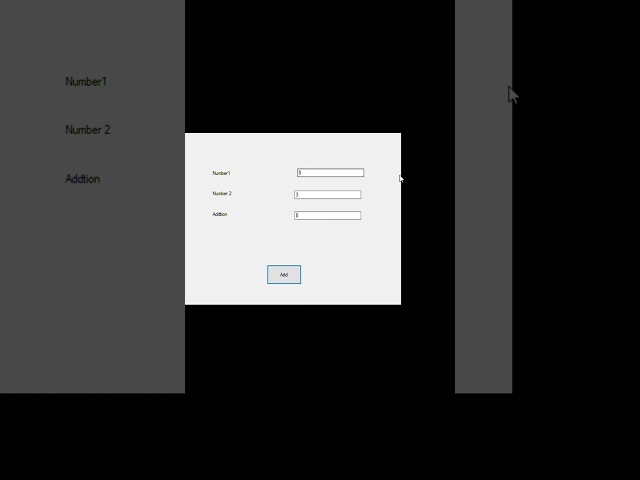 Adding two numbers using VB.NET