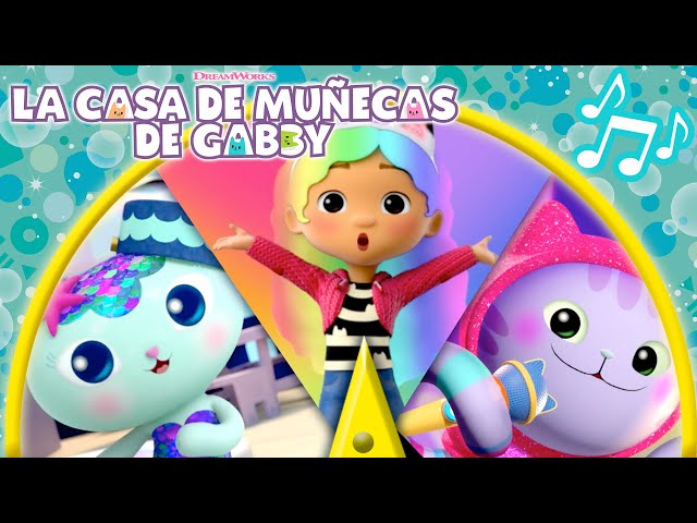 ¡Gira la rueda de canciones! Canta con Gabby y sus amigos | LA CASA DE MUÑECAS DE GABBY | Netflix