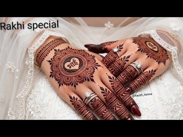 Rakhi special _new gol tikki mehndi design|beutiful mehndi design| best mehndi design|mehandi design