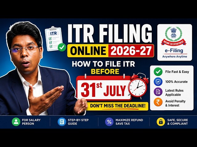 How to File ITR For Salary Person  Income Tax Return Filing 2026-27