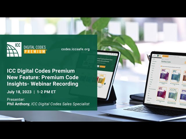 Webinar: ICC Digital Codes Premium Code Insights