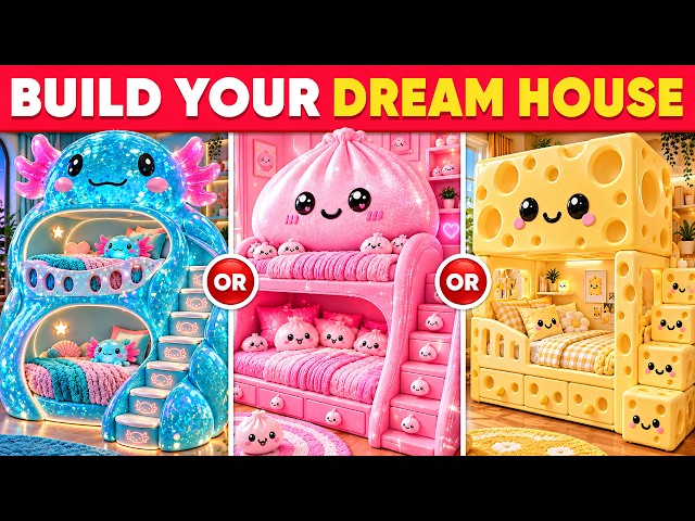 Would You Rather...! Build Your LUXURY Fantasy Dream House 🏰🌈✨ Mystery Gift Edition 🎁🤑 Quiz Zebra