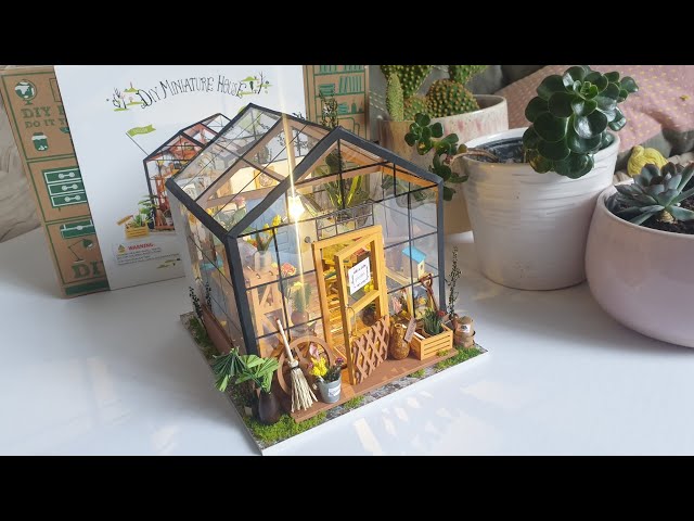 Casa de jardín en miniatura DIY - Rolife - Robotime La casa de flores de Cathy