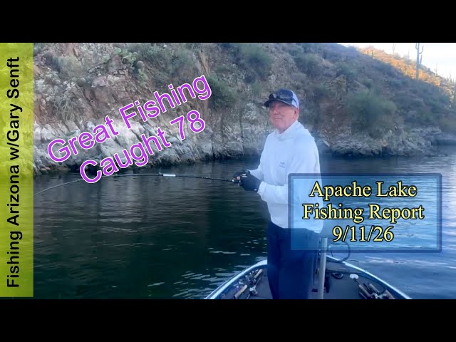 Apache Lake Fishing Report 9/11/26