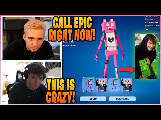 LACY & CLIX FURIOUS After Fortnite ADDED THEIR TAP CAP SKIN WITHOUT GIVING THEM CREDIT!