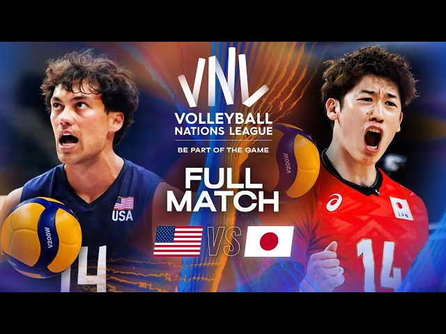 USA 🇺🇸 vs. Japan 🇯🇵 | VNL 2025 - Full Match | Week 3
