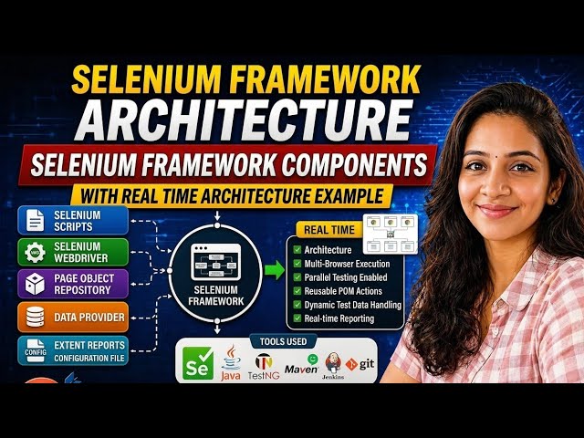 Automation Testing Framework | Selenium Framework Components | Selenium Framework Architecture