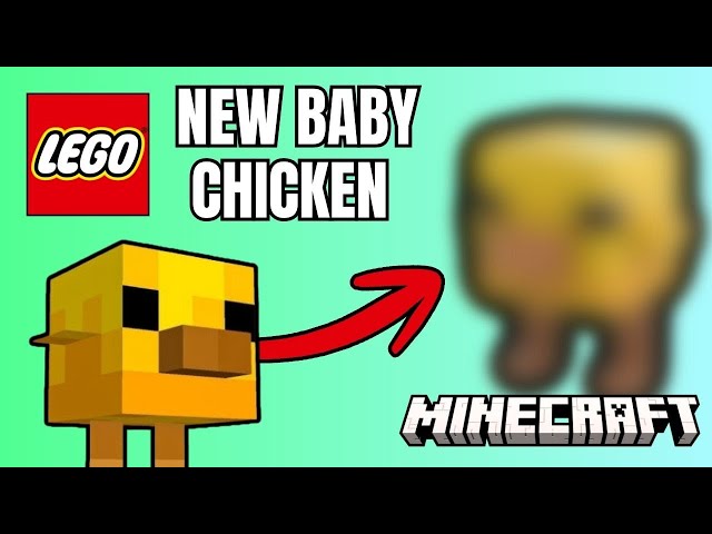 I Built the NEW Minecraft Baby Chicken in LEGO