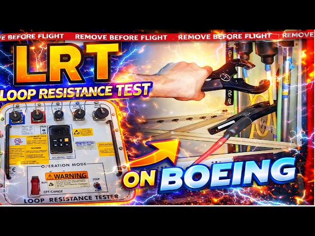 How to do LOOP RESISTANCE TEST ON BOEING | LRT TESTER 906-10247-3  #lrt #boeing