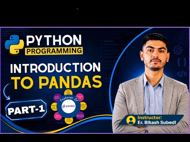 Introduction to Pandas in Python | Learn Pandas for AI Engineering & Data Science |Beginner Tutorial