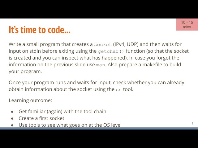 (#3) Live Coding: My first socket