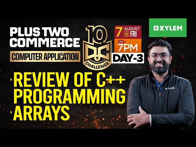 Plus Two Commerce - Computer Application | 10 Days Challenge Day -3 | Xylem Plus Two Commerce