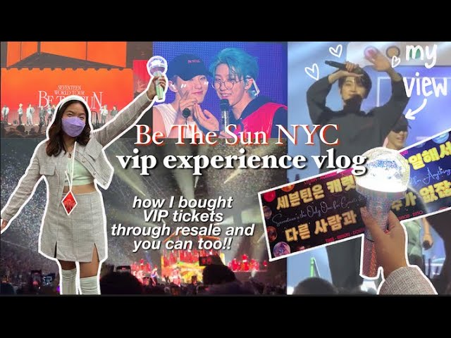 Seventeen concert vlog + how to buy resale VIP/soundcheck tickets!
