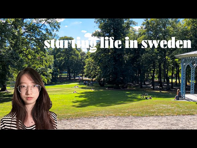 Stockholm vlog 🇸🇪 arriving at KTH, welcome ceremony, ikea, cooking for one