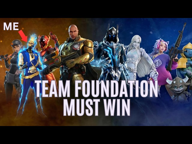 I FOUGHT for TEAM FOUNDATION in Fortnite's Epilogue ⚔️