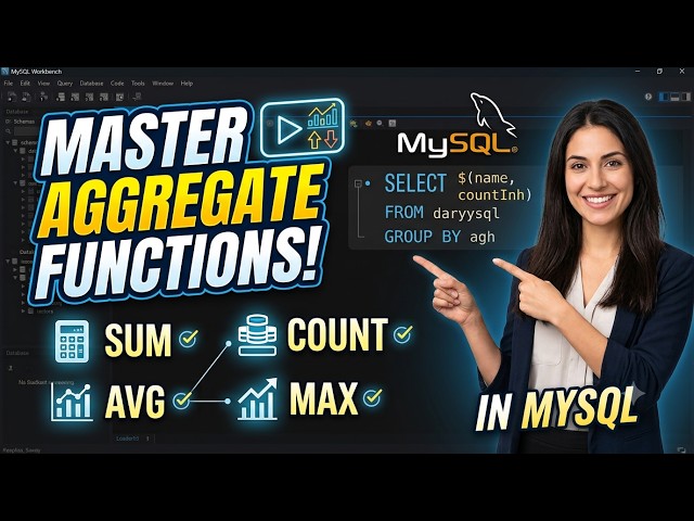 Master SQL Aggregate Functions | COUNT, SUM, AVG, MAX