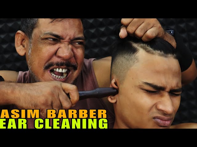 Loud Neck & Hair Cracking by Asim Barber | Head Massage & Hair Scratching | Ear Cleaning ASMR 
