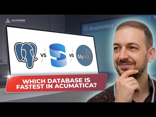 MS SQL vs PostgreSQL vs MySQL in Acumatica ERP. Real Benchmark Results (26R1)