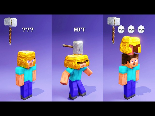 Minecraft Steve vs Dangerous Physics 💀🔥