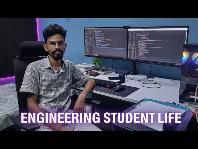 Engineering Student Life | Coding Setup & Daily Productivity 💻