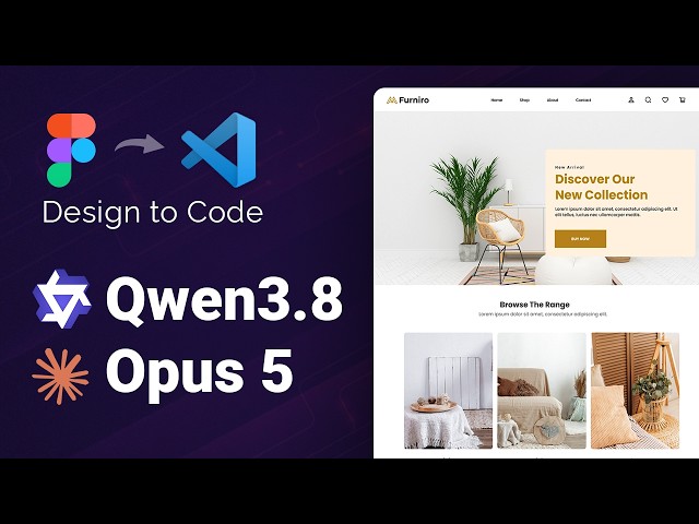 Figma to Code with AI: Qwen 3.8 vs. Opus 5