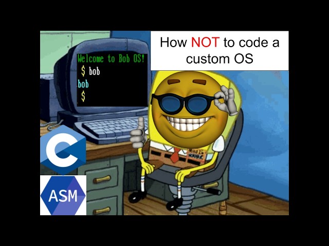 Idiot codes a custom OS