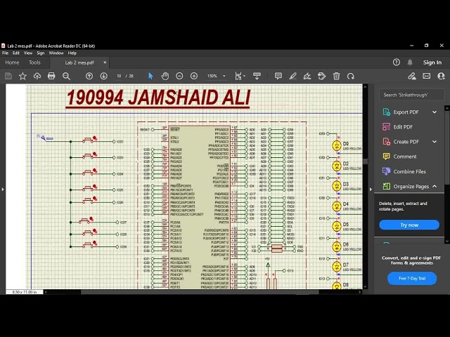 Introduction and implementation of assembly language programming on ATMEGA 328P using AVR Studio.