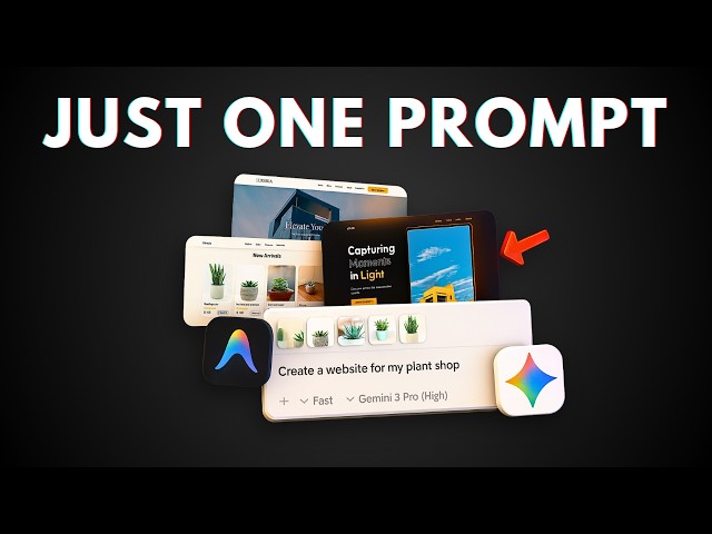 How to Build a STUNNING Website with Google Antigravity & Deploy It FREE (No Code Needed)