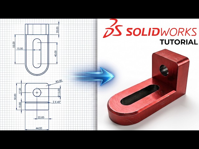 SolidWorks Complete Beginner Full Round Fillet Tutorial  Step by Step  #11