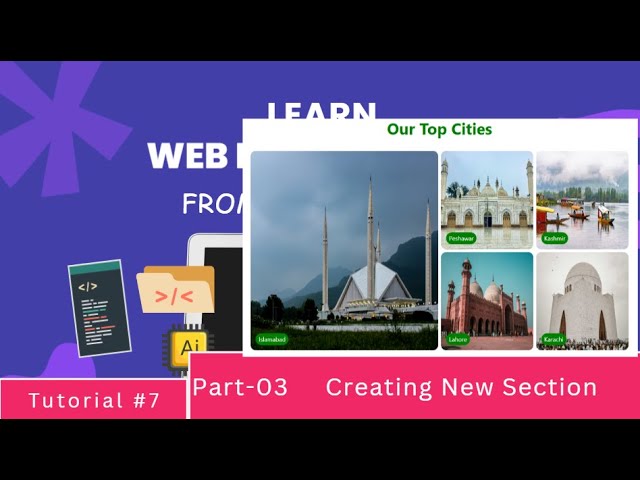 Tutorial # 7 Part 3 | Creating New Section | Code & Science Tutorials