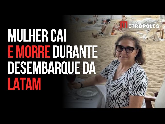 Mulher cai de escada e morre durante desembarque da Latam em Congonhas