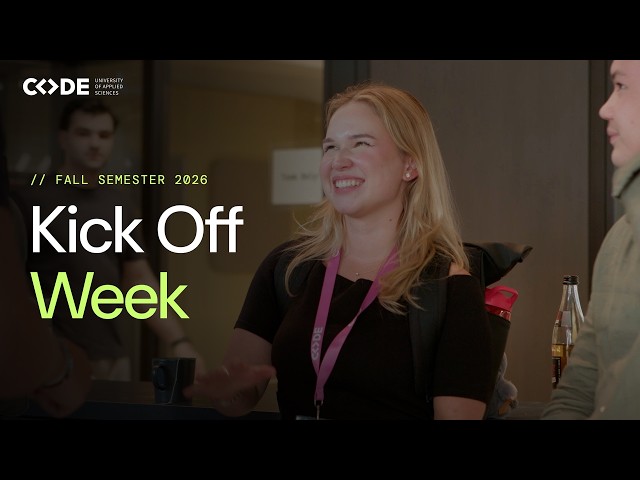 This Is What Day One Looks Like | Kick Off Week 2026 at CODE Berlin