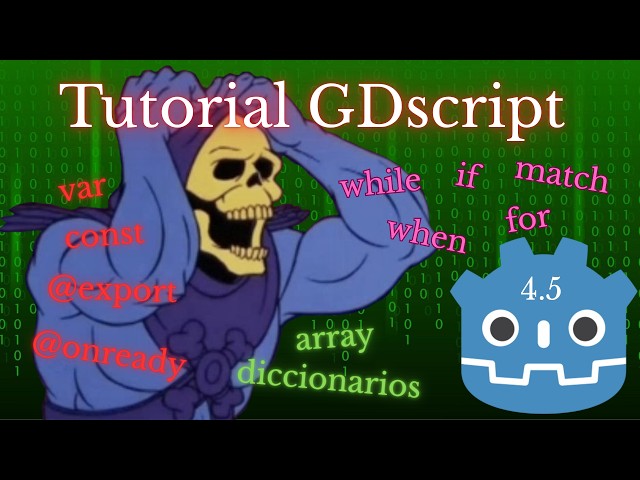 Tutorial GDscript DESDE CERO parte 1