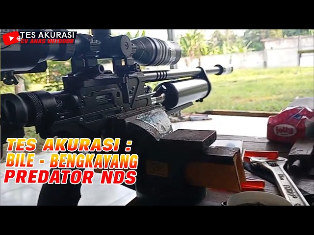 TES AKURASI SENAPAN ANGIN PREDATOR NDS PESANAN BOS BILE, BENGKAYANG