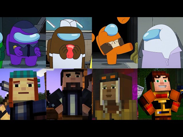 Among Us x Minecraft Story Mode